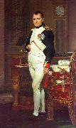 Jacques-Louis  David Napoleon in his Study painting